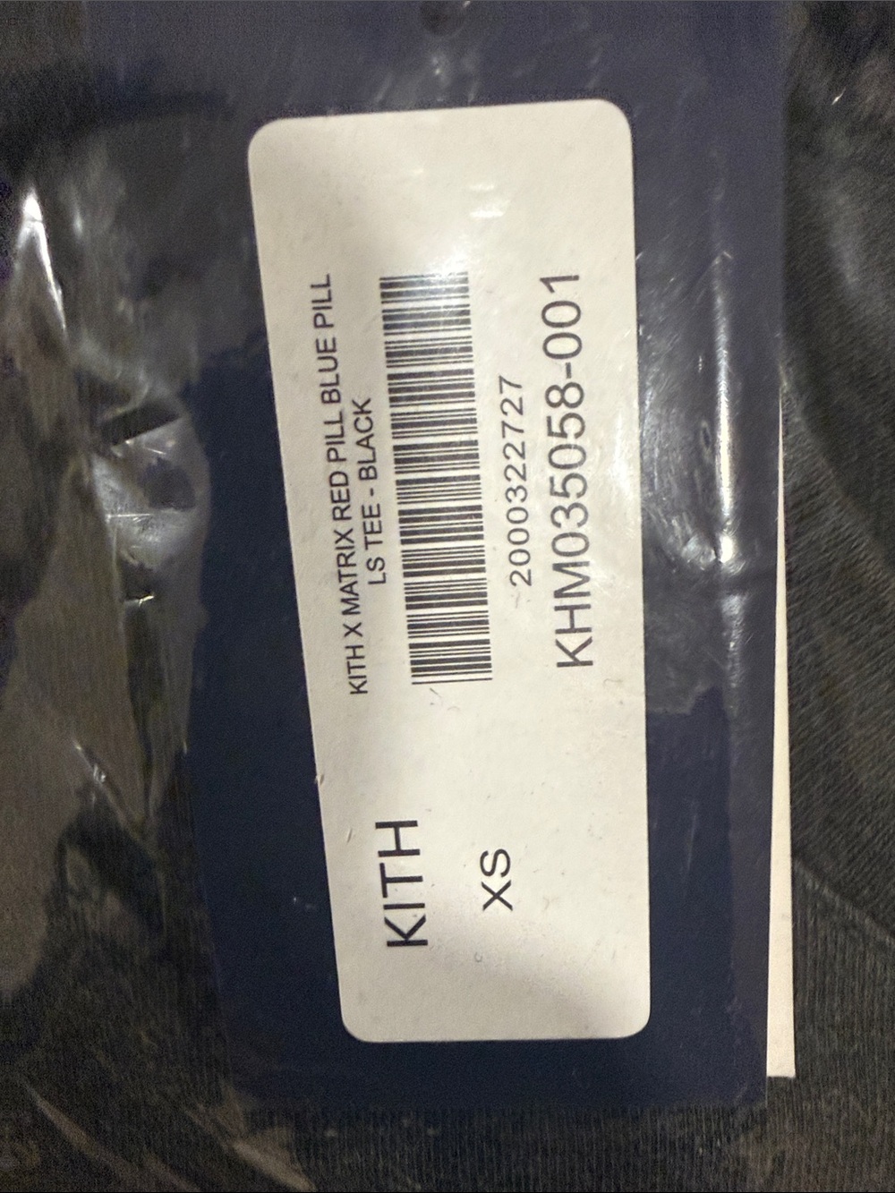 Kith x The Matrix Red Pill Blue Pill Long Sleeve Tee - Picture 6 of 6